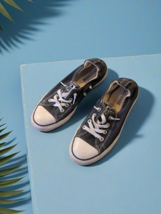 Converse Shoes - Converse Denim Blue Shoreline Lowtops Size 8